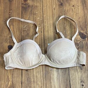 Soma Lightest lift Demi bra size 34A nude beige